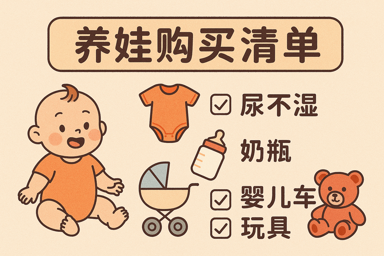 养娃购买清单